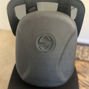 Authentic Black Hardshell Gucci Backpack. Very good condition